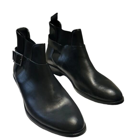 Sandro Paris Leather Chelsea Ankle Boots Size 43 / US 9 - Picture 3 of 7